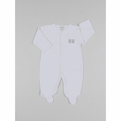 Kissy Kissy Beloved Bears Footie F18BB04Silver
