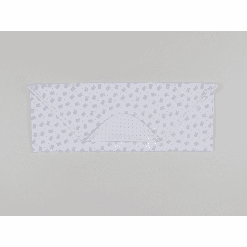 Kissy Kissy Beloved Bears Print Blanket F18BB08PSilver