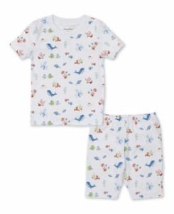 Kissy Kissy Deep Sea Divers Print Short Pajamas S23DSD193Pblue