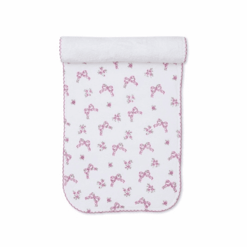 Kissy Kissy Blooming Bows Print Burp F24BB30pk