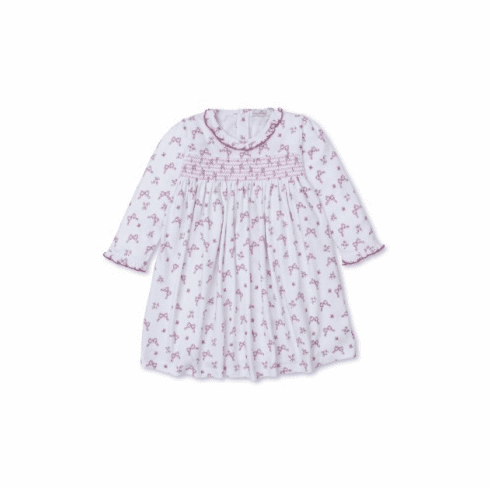 Kissy Kissy Blooming Bows Print TODDLER Smocked Dress F24BB62pkT