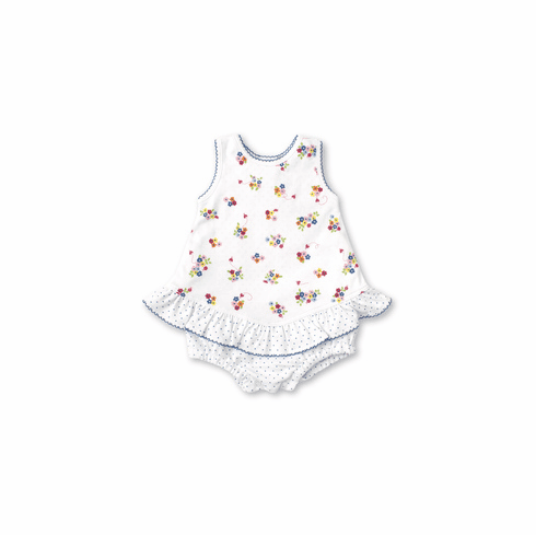 Kissy Kissy Blue Blossoms Print Bubble S2020BB44P