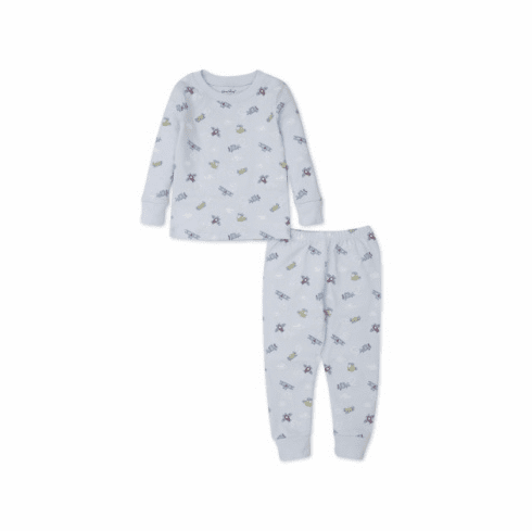 Kissy Kissy Blue Sky Planes Print Pajamas S23BSP190P