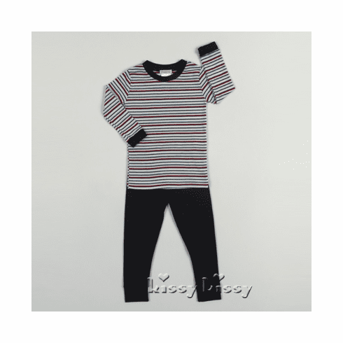 Kissy Kissy Boys Stripe Pajamas Year Round Pajamas 146-190c