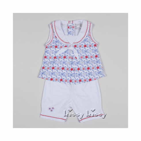 Kissy Kissy Bright Stars Capri Pant Set w/Tee S14521-119 