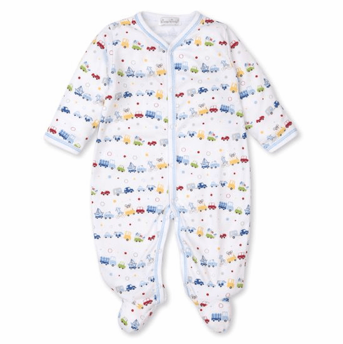 Kissy Kissy Bumper Traffic Print Footie S21BT04P