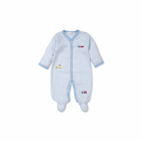 Kissy Kissy Bumper Traffic Stripe Footie S21BT04ST