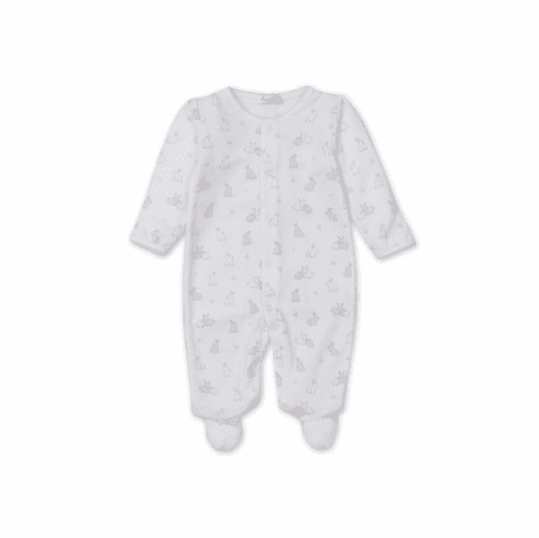 Kissy Kissy Bunny Burrows Print Footie S23BB04Ppink