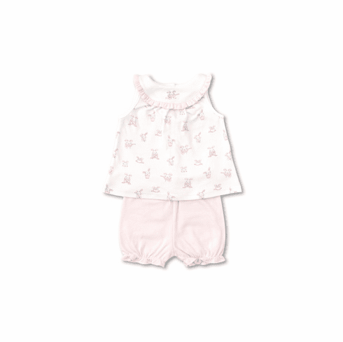 Kissy Kissy Bunny Buzz Print Sunsuit S20BB42Ppink