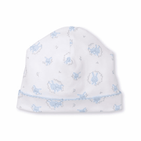 Kissy Kissy Bunny Hugs Print Hat S21BH06Pblue