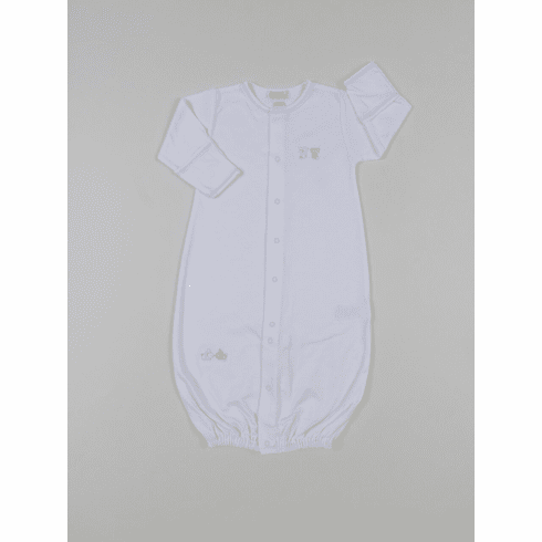 Kissy Kissy Bunny Tails Emb. Convertible Gown S18468-14Ewhblue