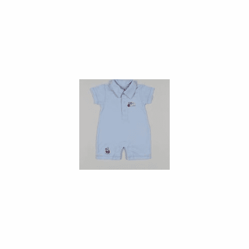 Kissy Kissy Burly Bulldogs Short Playsuit with Collar S18463-23C