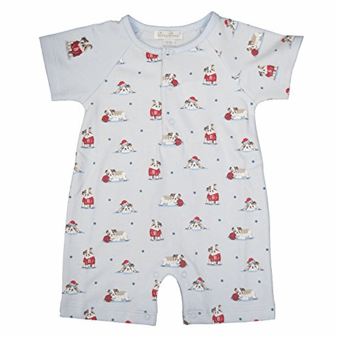 Kissy Kissy Burly Bulldogs Short Print Playsuit S18463-23P