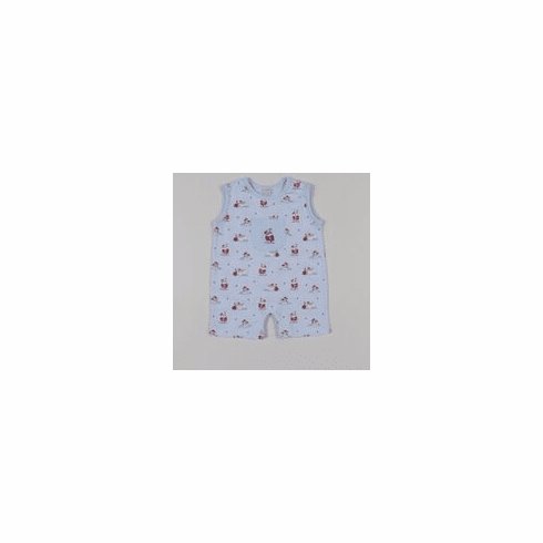 Kissy Kissy Burly Bulldogs Sleeveless Short Print Playsuit S18463-36P