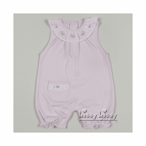 Kissy Kissy Butterfly Blossoms Sleeveless Short Playsuit W/Ruffle S15559-36RUpink