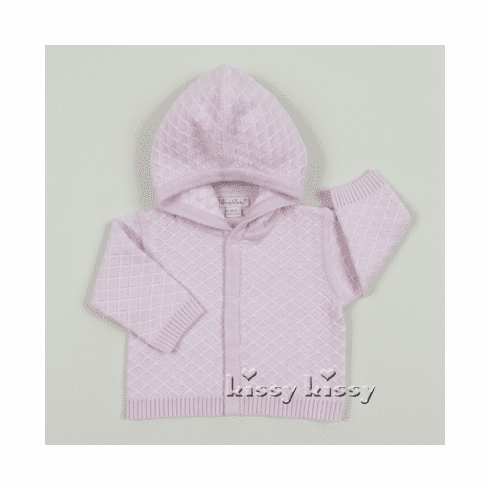 Kissy Kissy Checkered KNIT Hooded Sweater F15L112W-HSWpink