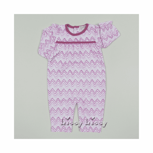 Kissy Kissy Cheery Chevron Print Playsuit S16321-10Ppink