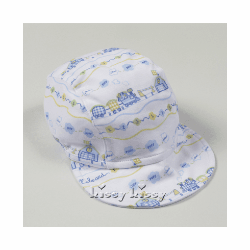 Kissy Kissy Choo Choo Train Print Cap S15247-37P