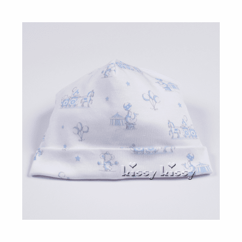 Kissy Kissy Circus Stars Print Hat F14203-06Pblue