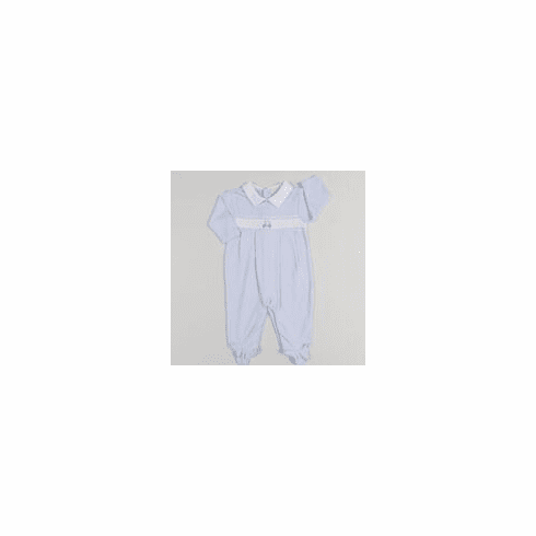 Kissy Kissy Classic Little Baby Medley Golf Footie with Collar S18924-04Cblue