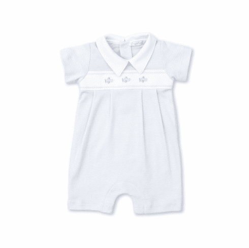Kissy Kissy Classic Treasures Airplane Short Playsuit SS22CTB23blue