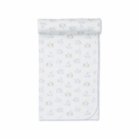 Kissy Kissy Cottontail Hollows Print Blanket S24CH08Pblue