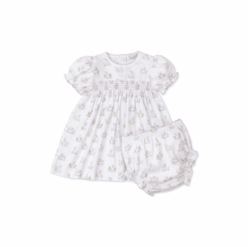 Kissy Kissy Cottontail Hollows Print Dress S24CH62Ppink