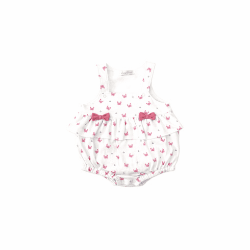 Kissy Kissy Crab Craze Print Bubble S20CC44Pfuchsia