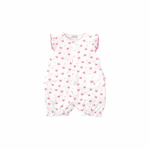Kissy Kissy Crab Craze Print Short Playsuit S20CC23Pfuchsia