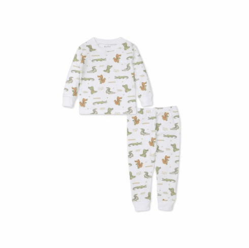 Kissy Kissy Crocodiles Print Long Pajamas 23SPC190Pc