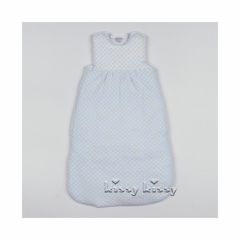 Kissy Kissy Delectable Dots Print Snuggle Bag F17450-70Pblue