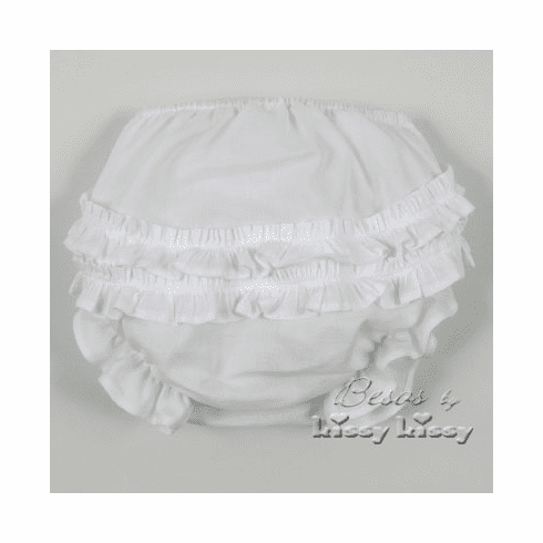 Kissy Kissy Diaper Cover w/Ruffle VDIAPRUFF