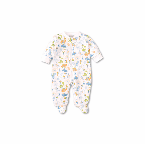 Kissy Kissy Dino Dash Print Footie with Zipper SP20SW04PZ