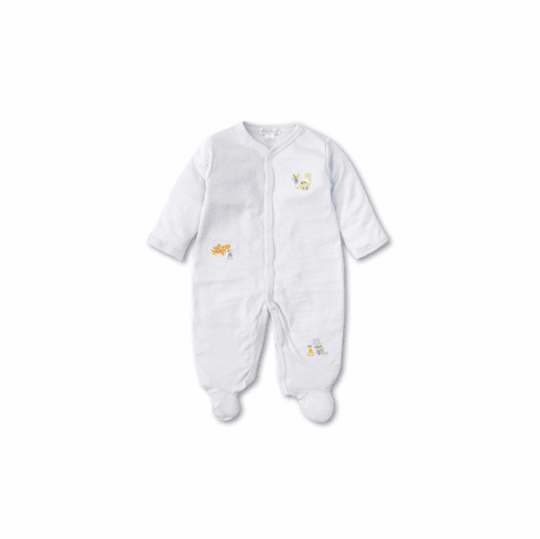 Kissy Kissy Dino Dash Stripe Footie S20DD04STblue