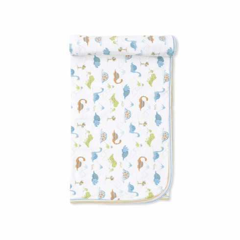 Kissy KIssy Dino Digs Print Blanket S22DD08P