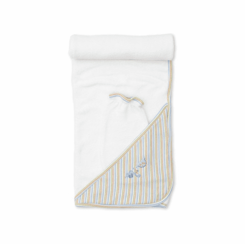 Kissy KIssy Dino Digs Towel and Mitt Set S22DD39