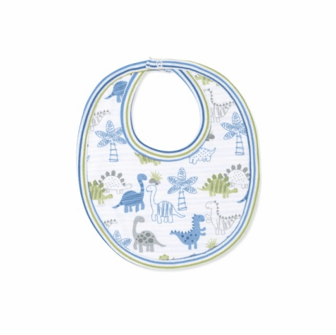 Kissy Kissy Dino Terrain Print Bib F22DT13P