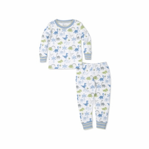 Kissy Kissy Dino Terrain Print Two Piece Long Pajamas F22DT190P