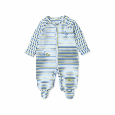 Kissy Kissy Dino Terrain Stripe Footie F22DT04St