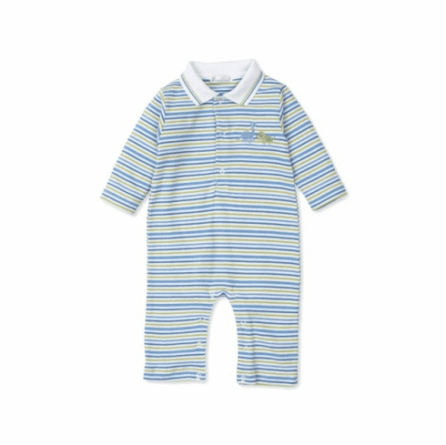 Kissy Kissy Dino Terrain Stripe Playsuit F22DT10St
