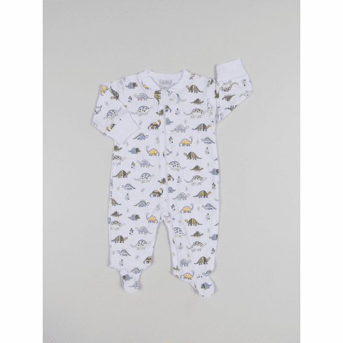 Kissy Kissy Dinosaur Roar Print Footie with Zipper F18DR04PZ