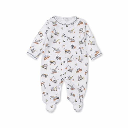 Kissy Kissy Dirt Diggers Print Footie FDD04P