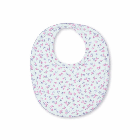 Kissy Kissy Ditsy Blooms Print Bib S22DB13mint