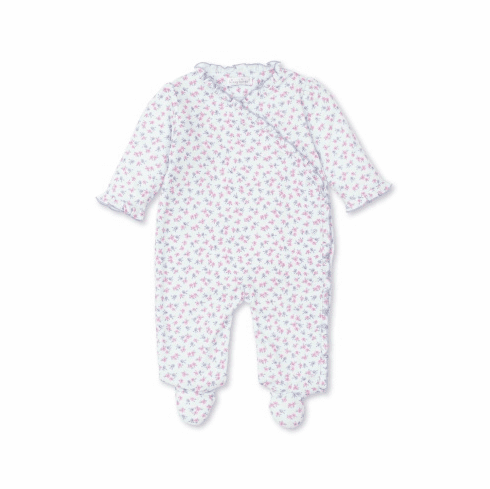 Kissy Kissy Ditsy Blooms Print Footie S22DB04Pmint