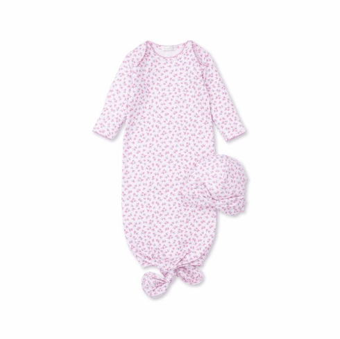 Kissy Kissy Ditsy Blooms Print Sack with Hat S22DB1106Ppink