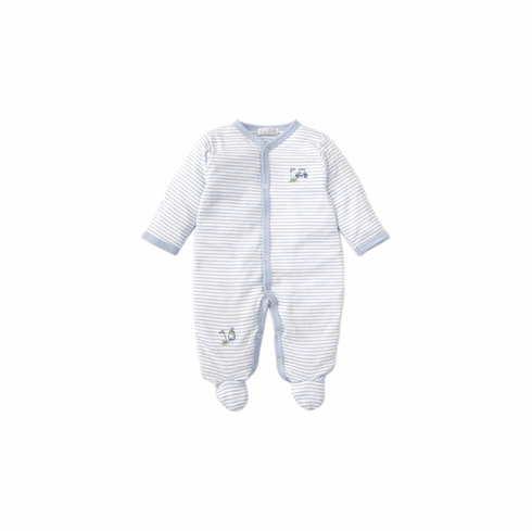 Kissy Kissy Double Bogey Stripe Footie S2020DB04S