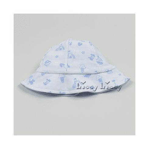 Kissy Kissy Down The Shore Rev. Sunhat S16300-40Rblue