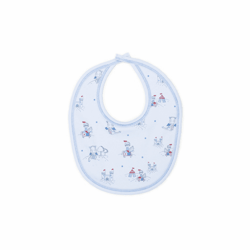 Kissy Kissy Dragon's Den Print Bib F19DD13P