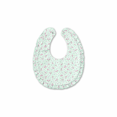 Kissy Kissy Dusty Rose Print Bib SP20D13Pmint