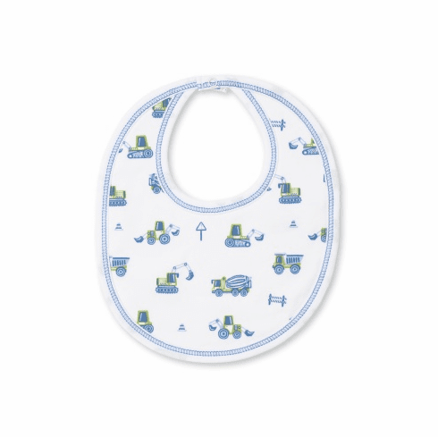Kissy Kissy Earth Movers Print Bib S22EM13P